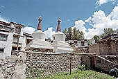 Ladakh - Leh, chortes close to Sankar Gompa 
